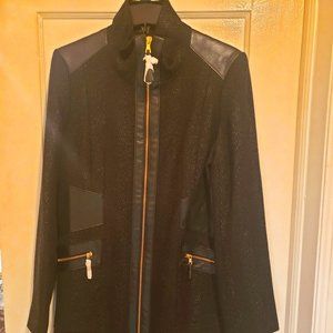 Via Spiga Wool Blend Coat w/Zipper size 14